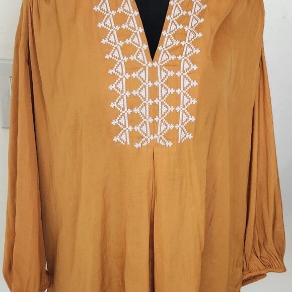 NWT Dolan Anthropologie Alvia Peasant Top Small - Picture 2 of 7